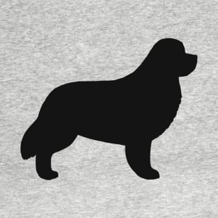 Newfoundland Dog Silhouette T-Shirt